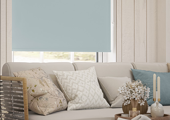 Trinity (Blackout), Baby Blue - Roller Blind - Image 5